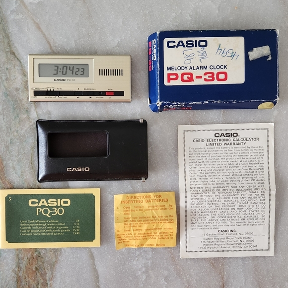 Vintage Casio Melody Alarm Clock PQ-30 - Picture 1 of 14